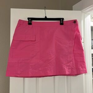 Future Collective Neon Pink Mini Skirt
